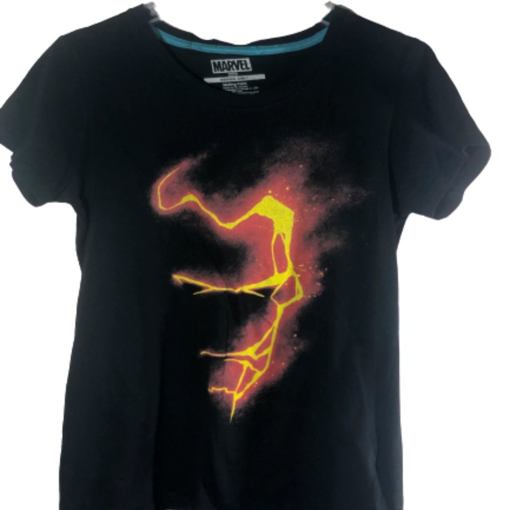 Black Women's Iron Man T-shirt